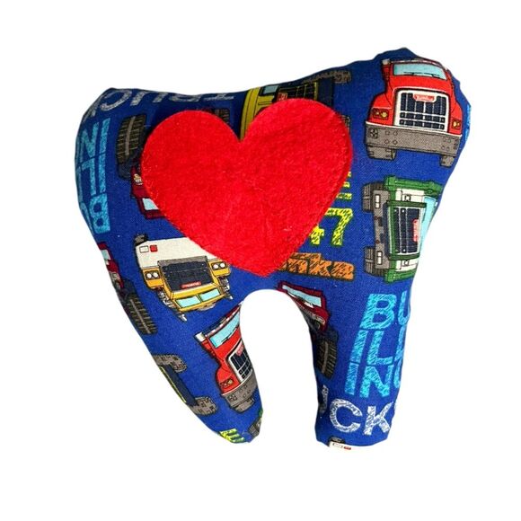Tooth Fairy Pillow Hand Crafted - Trucks - Picture 2 of 2